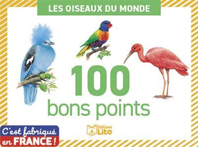 100 bons points oiseaux du mon -