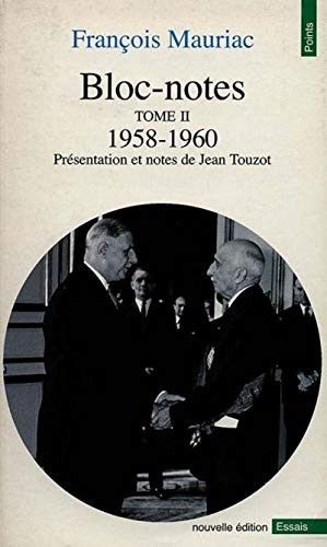 Couverture de 1958-1960 par François Mauriac