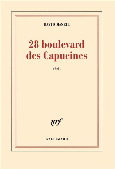 28 boulevard des Capucines Récit