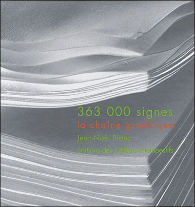 363 000 signes, la Chaîne graphique