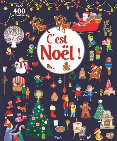 400 autocollants - C'ets noel !