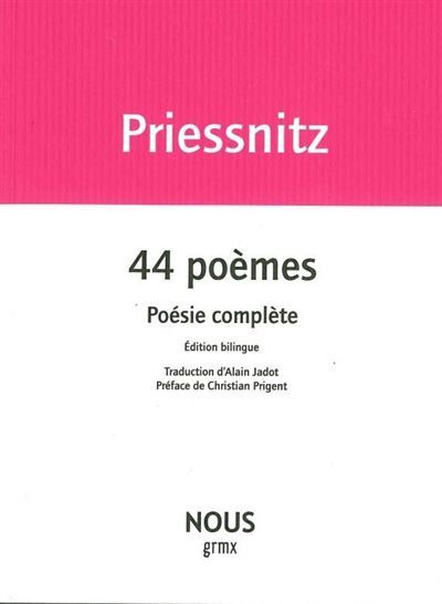 44 poèmes Poésie complète