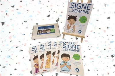 52 signes pour toute l'année Coffret de 52 signes de la Langue des Signes Française pour accompagner toute l’année