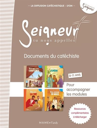 8-11 ans - Documents du catéchiste marron - modules 9 à 12 - NE Livre avec un DVD
