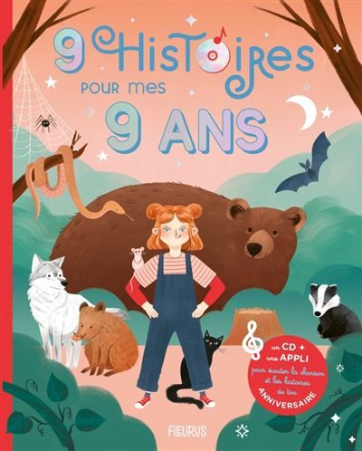 9 histoires pour mes 9 ans (+ CD) Livre avec un CD audio offert