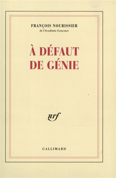 À défaut de génie