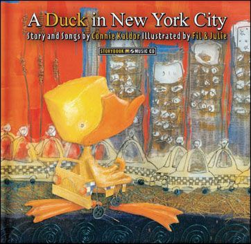 A duck in New York city Livre avec 1 CD Audio