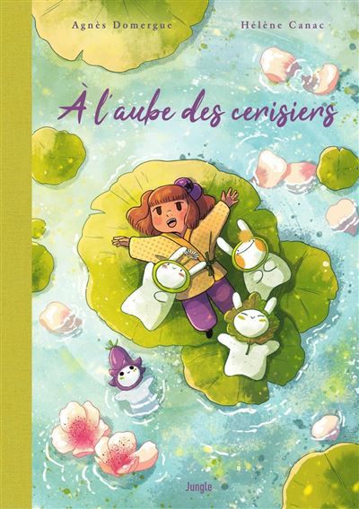 Couverture de À l'aube des cerisiers par Agnès Domergue