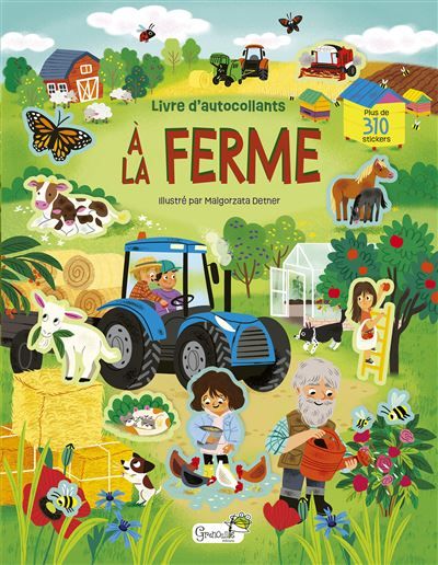 À la ferme Livre d'autocollants