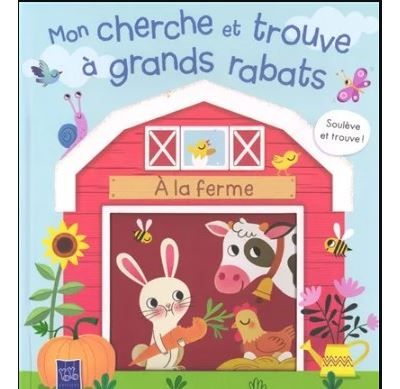 A la ferme - Mon cherche et trouve à grands rabats