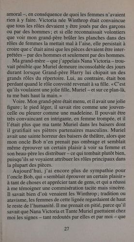 À moi seul bien des personnages roman