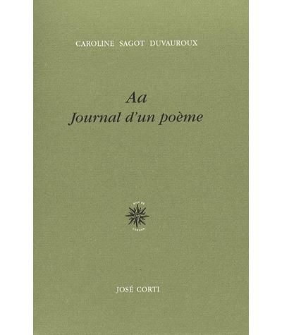 Aa Journal d'un poème