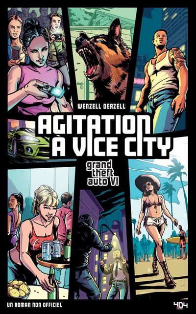 Couverture de Agitation à Vice City - Fan fiction GTA VI - Fiction jeu vidéo - Grand Theft Auto VI - Action - Roman…