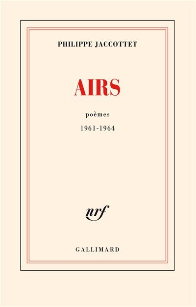 Airs Poèmes 1961-1964