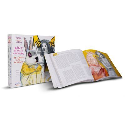 Alice au pays des merveilles et de l'autre côté du miroir - Illustrés par Pat Andrea - édition bilin Edition bilingue français-anglais