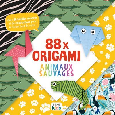 Animaux sauvages Avec 14 modèles et 88 feuilles colorées