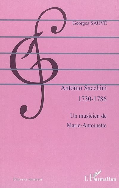 Antonio Sacchini 1730-1786 - Un musicien de Marie-Antoinette