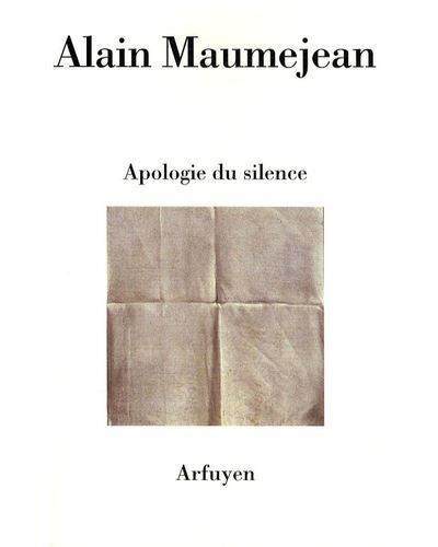 Apologie du silence