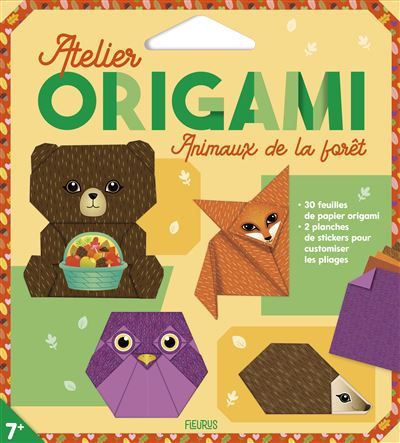 Atelier origami - Animaux de la forêt