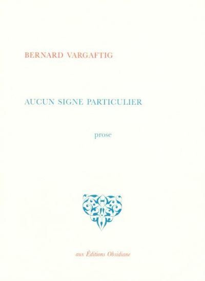 Aucun signe particulier