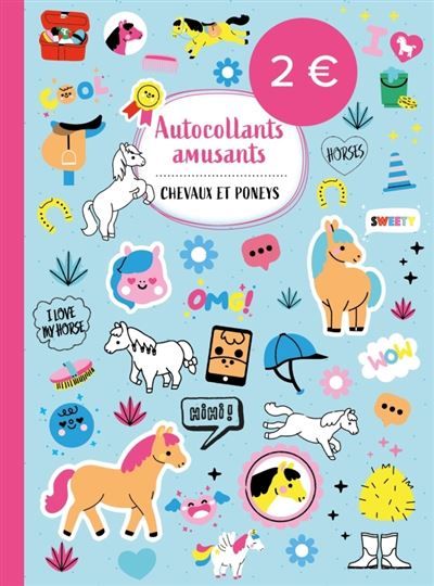 Autocollants amusants - Chevaux et poneys