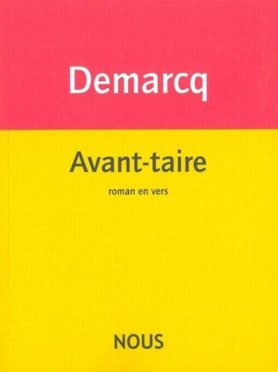 Avant-taire Roman en vers