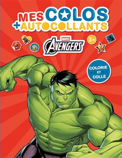 AVENGERS  - Mes colos + autocollants - MARVEL