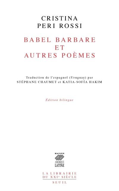 Babel barbare et autres poèmes