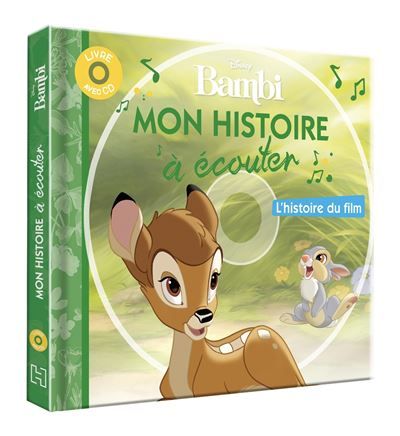 BAMBI - Mon Histoire à Écouter - L'histoire du film - Livre CD - Disney Livre avec un CD audio
