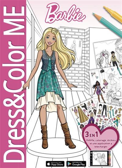 Barbie dress & color me