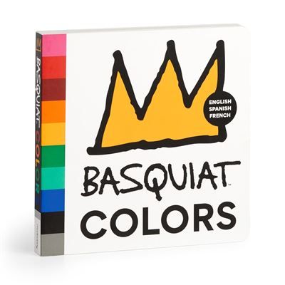 Couverture de Basquiat Colors Board Book Edition trilingue  français-anglais-espagnol - Muduppy par Jean-Michel Basquiat