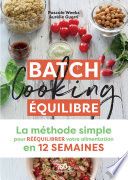 Couverture de Batch cooking équilibre par Pascale Weeks