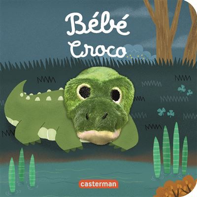 Bébé croco Livre marionnette pour bébé - dès 3 mois