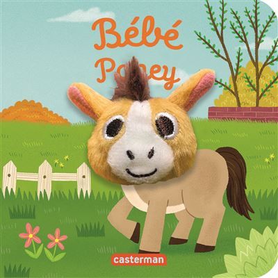 Bébé poney Livre marionnette pour bébé - dès 3 mois