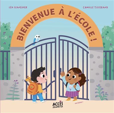 Bienvenue à l'école ! Avec un QR code pour écouter la lecture de l’album
