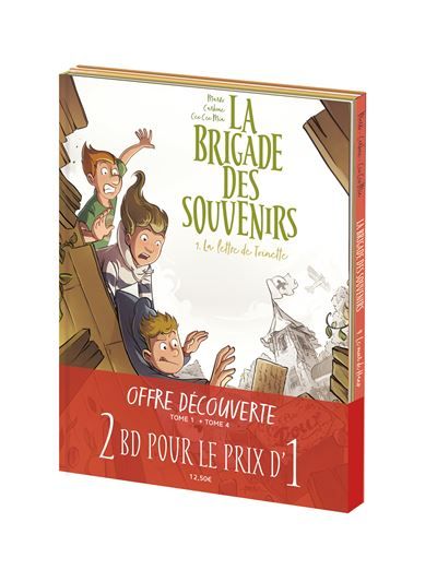Couverture de Bipack T4+T1(offert) La Brigade des souvenirs - Carbone par Marko Marko