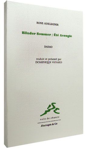 Blinder sommer / Eté aveugle Edition bilingue français-allemand
