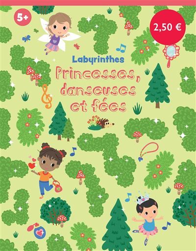 Blocs labyrinthes - Princesses, danseuses et fées