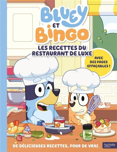 Bluey -  Les recettes du Restaurant de Luxe de Bluey et Bingo Livre de cuisine