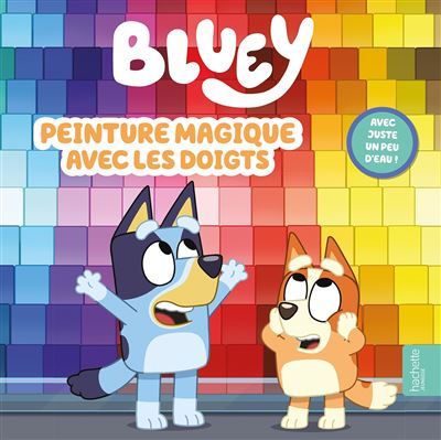 Bluey -  Peinture magique avec les doigts
