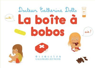 Boîte à bobos 4 petits livres sur les bobos dans une jolie boîte en forme de valise