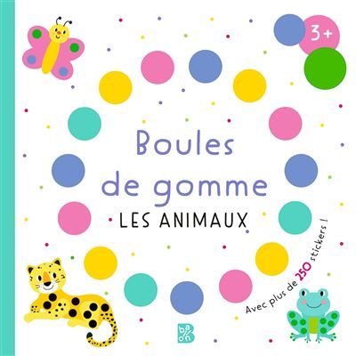 Boules de gomme - Les animaux + de 250 stickers