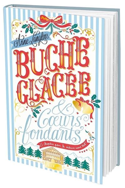 Bûche glacée & coeurs fondants