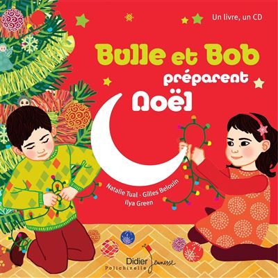 Bulle et Bob préparent Noël Livre avec un CD audio