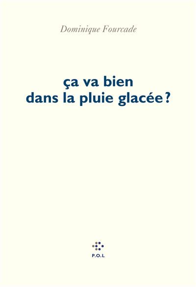 Ça va bien dans la pluie glacée ?