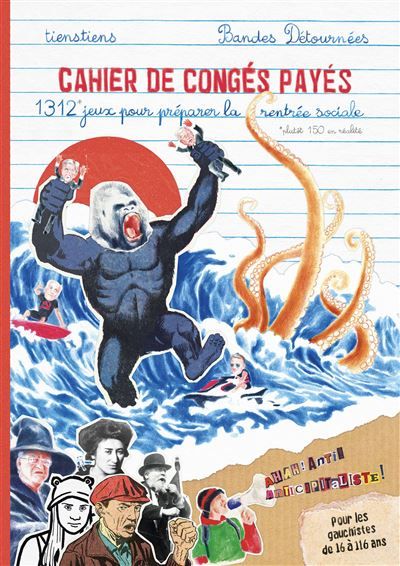 Cahier de congés payés 1312 jeux pour préparer la rentrée sociale !