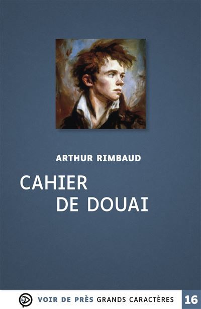 Couverture de Cahier de douai Grands caractères, édition accessible pour les malvoyants par Arthur Rimbaud
