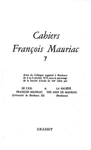 Cahiers numéro 07