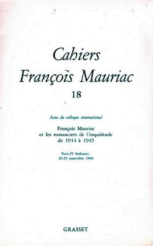 Cahiers numéro 18