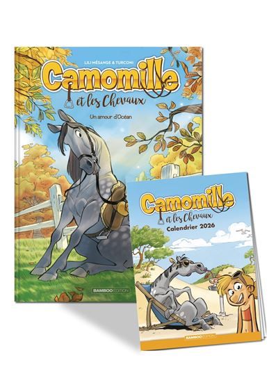 Camomille et les chevaux - tome 01 + calendrier 2026 offert Un amour d'Océan - Stefano Turconi